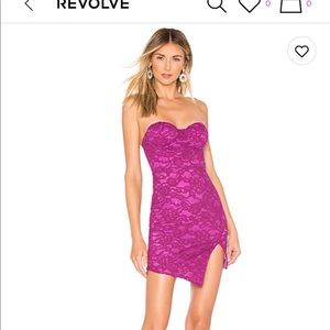 New with tags revolve nbd slit lace dress